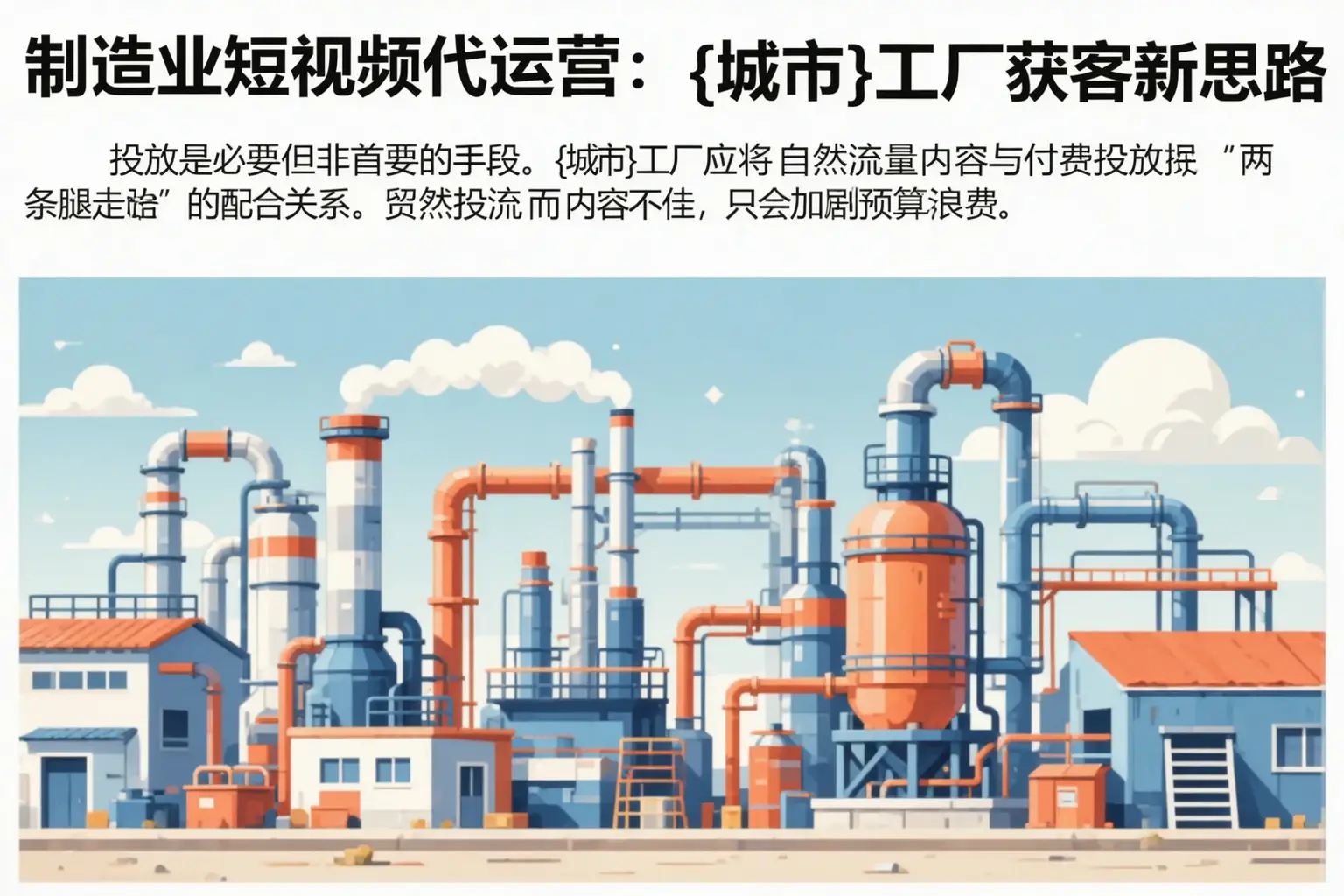 制造业短视频代运营:平远工厂获客新思路