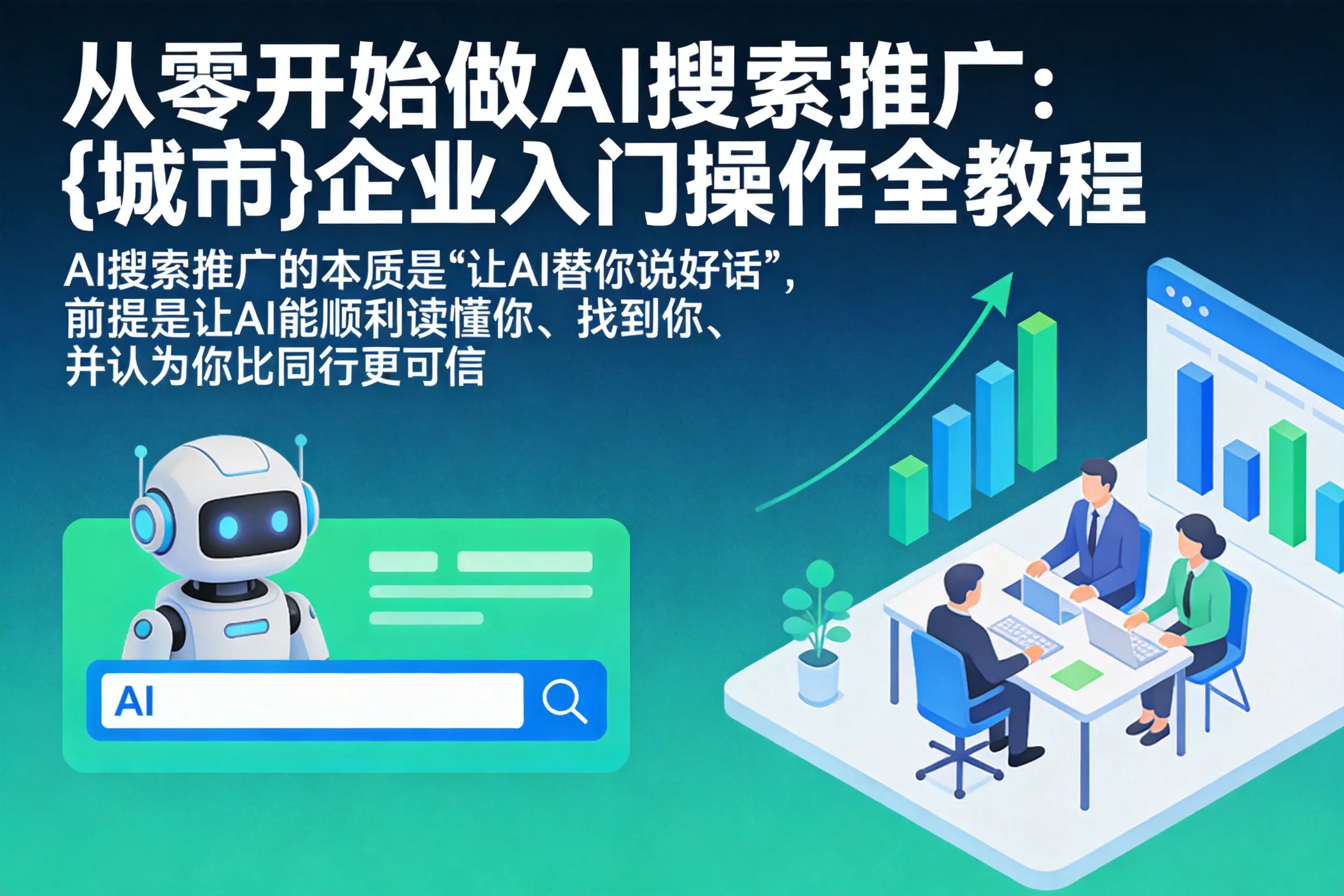 从零开始做AI搜索推广：平远企业入门操作全教程
